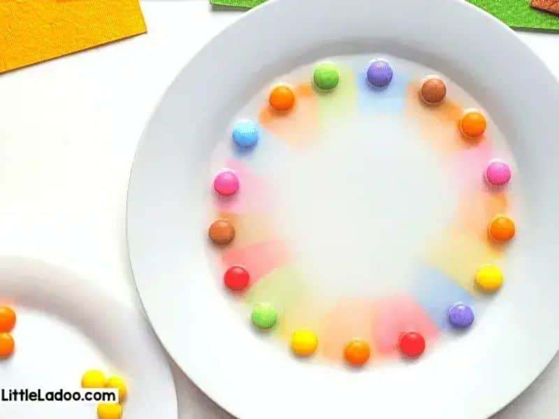 Skittles and Water Science Experiment