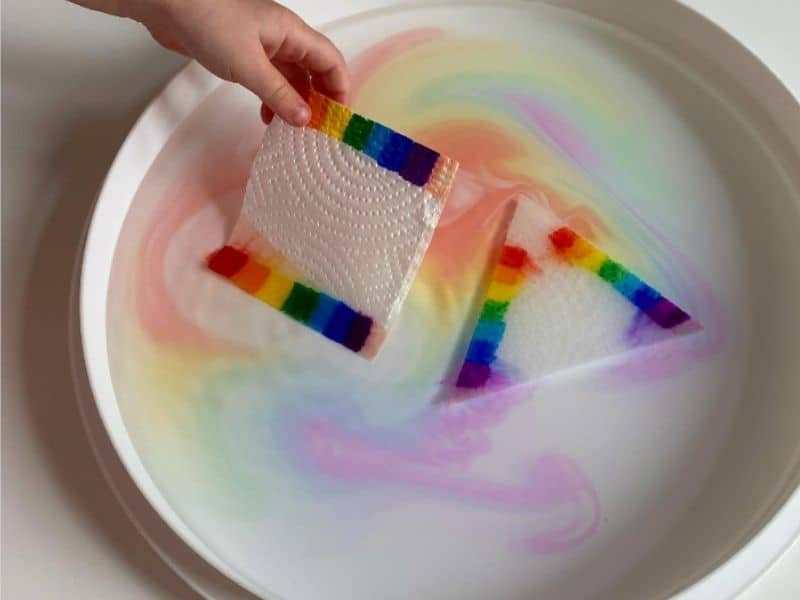 water play and color recognition activity for kids