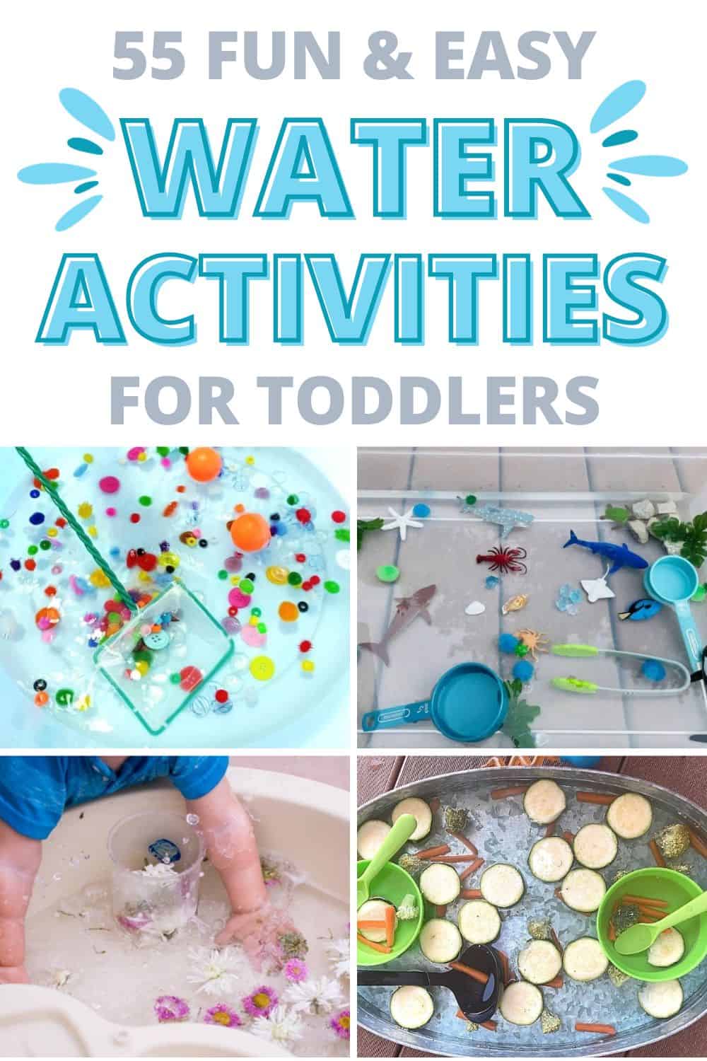 water activities for toddlers + feature image