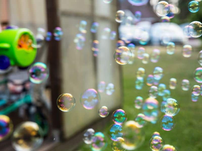bubble machine for some outdoor fun