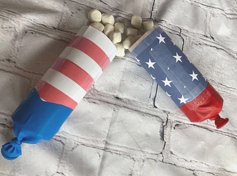 DIY 4th of July poppers
