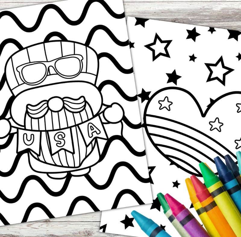 Free Fourth of July Coloring Pages