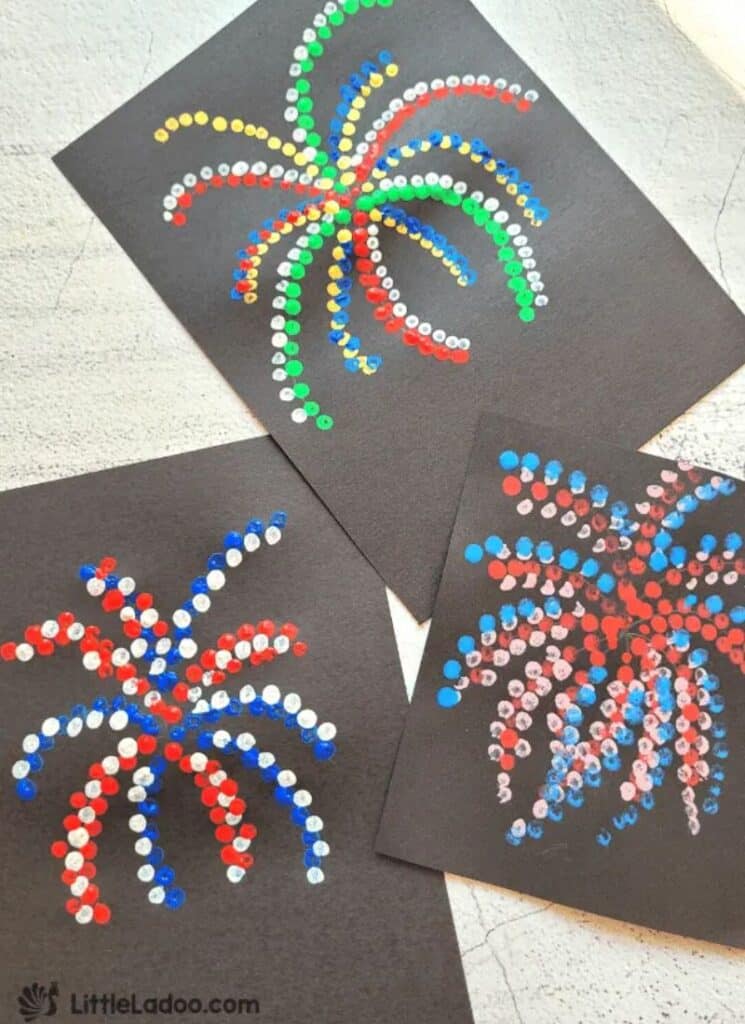 q-tip firework activity