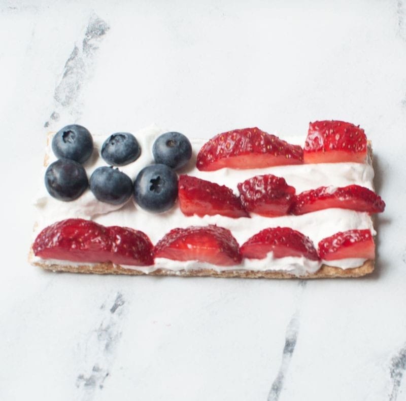 Flag Graham Cracker Snack