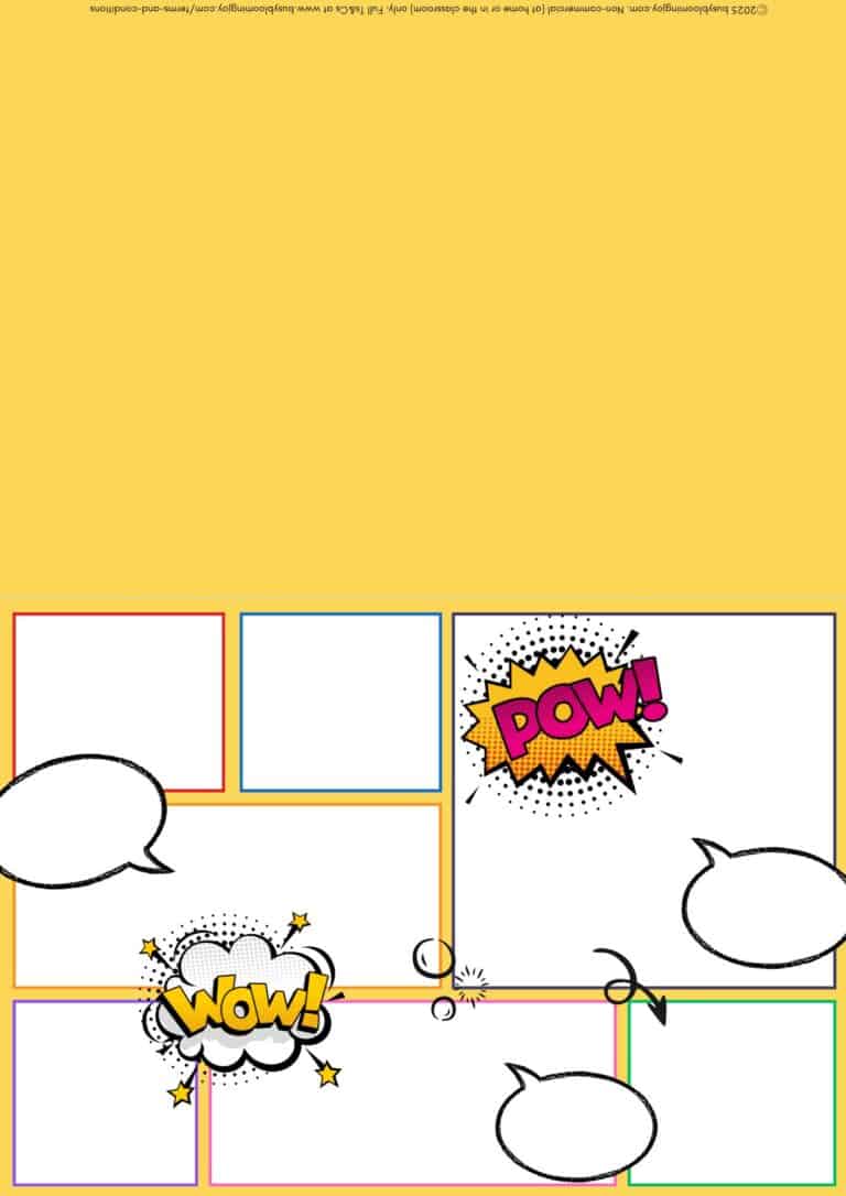 2 Free Printable Superhero Cards for Dad For Birthday or Father's Day