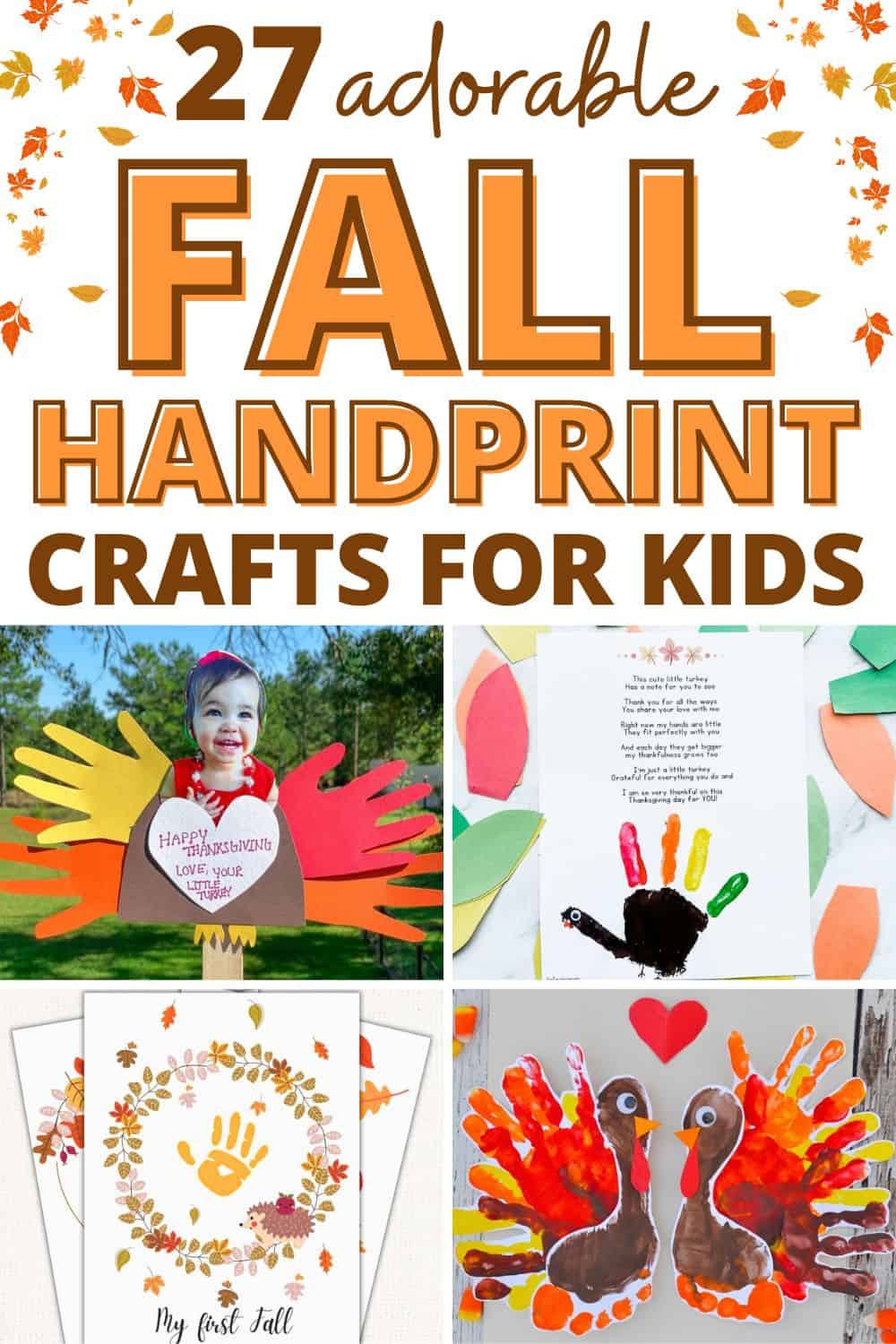 hall handprint crafts for kids + feature image