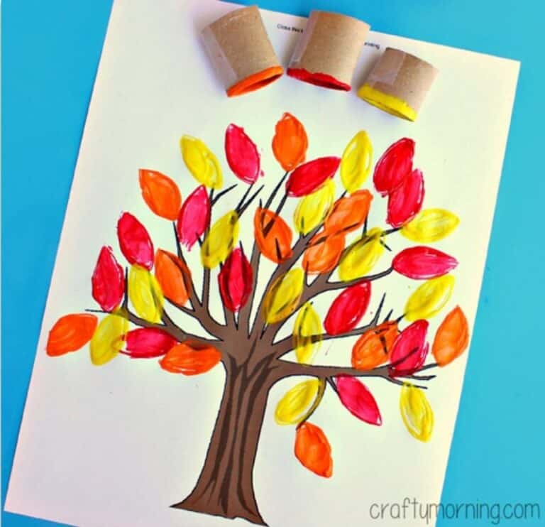 25 Fun & Easy Fall Leaf Crafts for Kids
