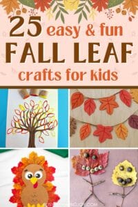 25 Fun & Easy Fall Leaf Crafts for Kids
