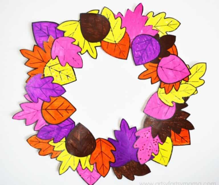 25 Fun & Easy Fall Leaf Crafts for Kids