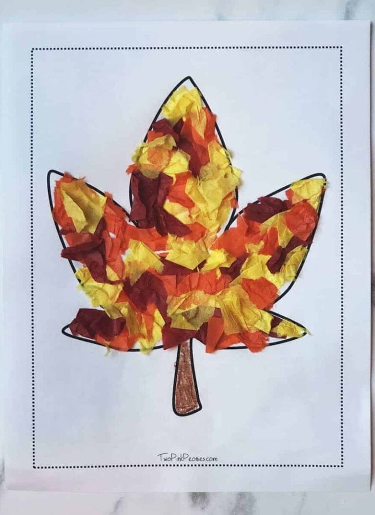 25 Fun & Easy Fall Leaf Crafts for Kids