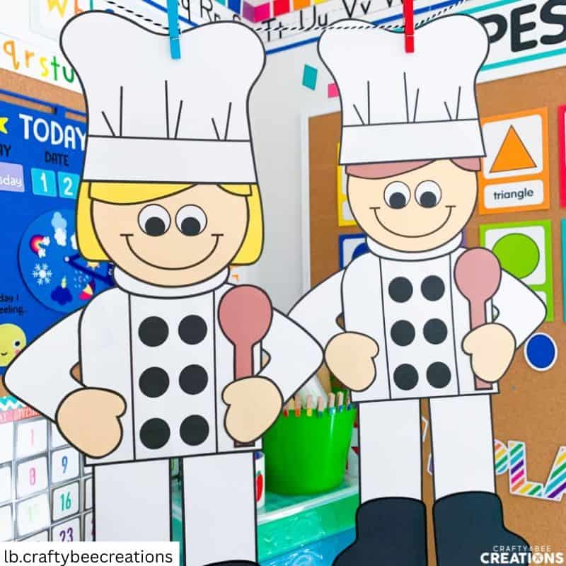 fun chef craft with free printable template