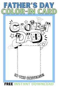 25 Cute DIY Father's Day Cards for Kids to Make Dad