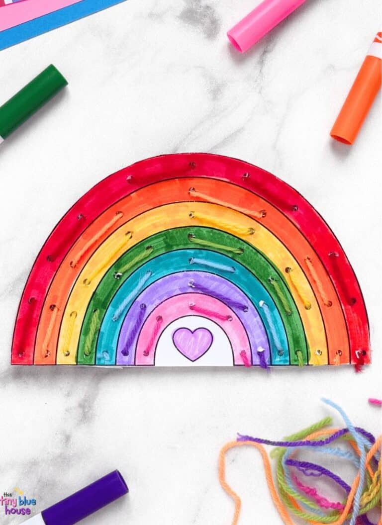 Spring Sky Craft 31 Super Easy Spring Crafts & Activities for 2 & 3 Year Olds