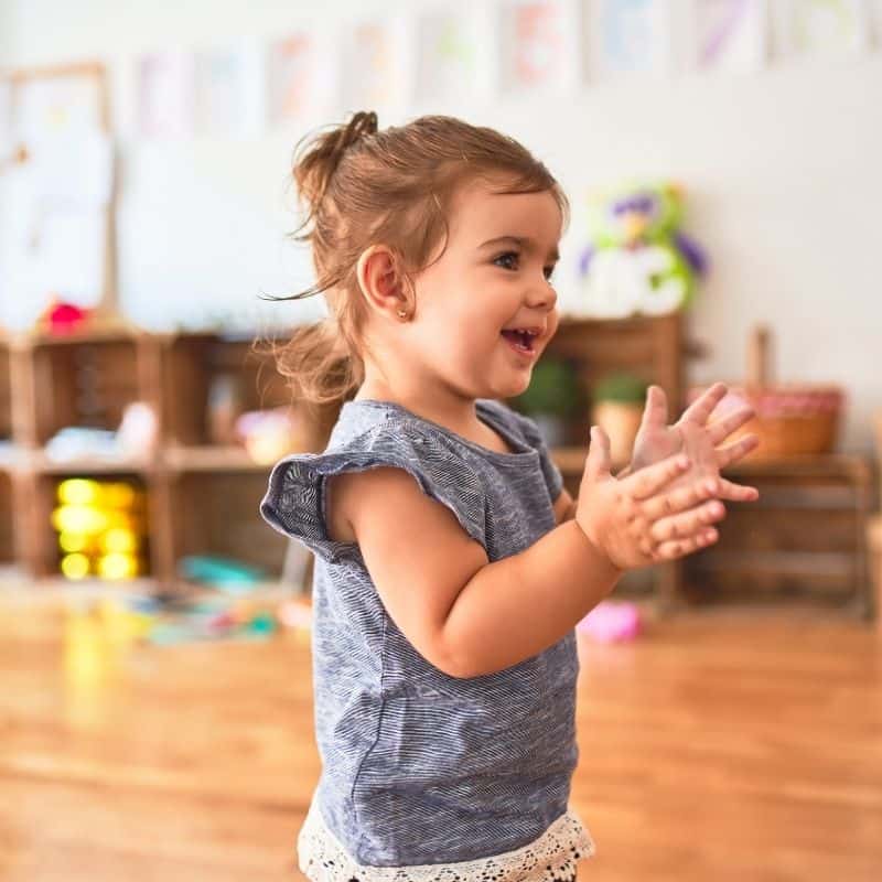 Simon says fun indoor activity for toddlers