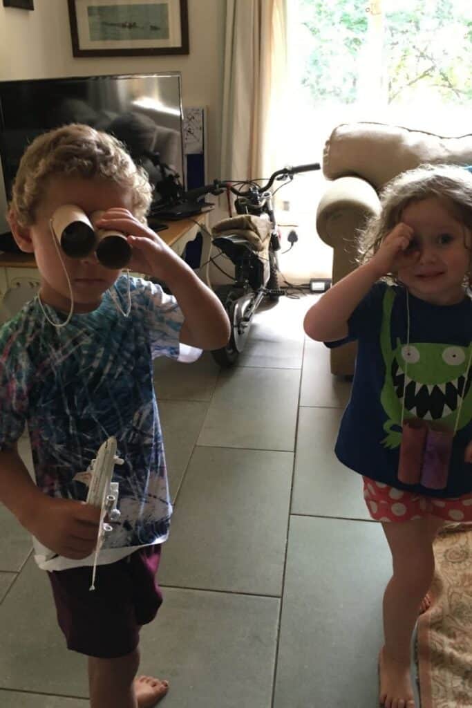 going on a bear hunt toddler activity for a rainy day