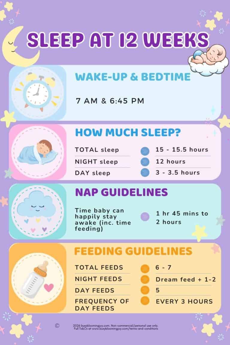 The Best 3 Month Old Baby Sleep Schedule (With Free Downloads)