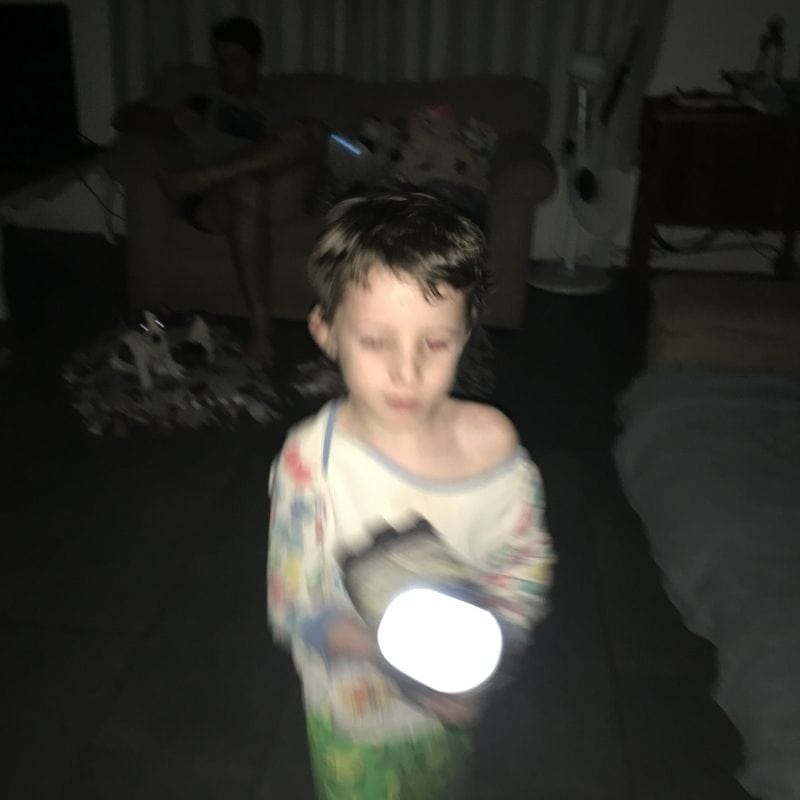 indoor hunt the toy toddler activity in dark with flashlight