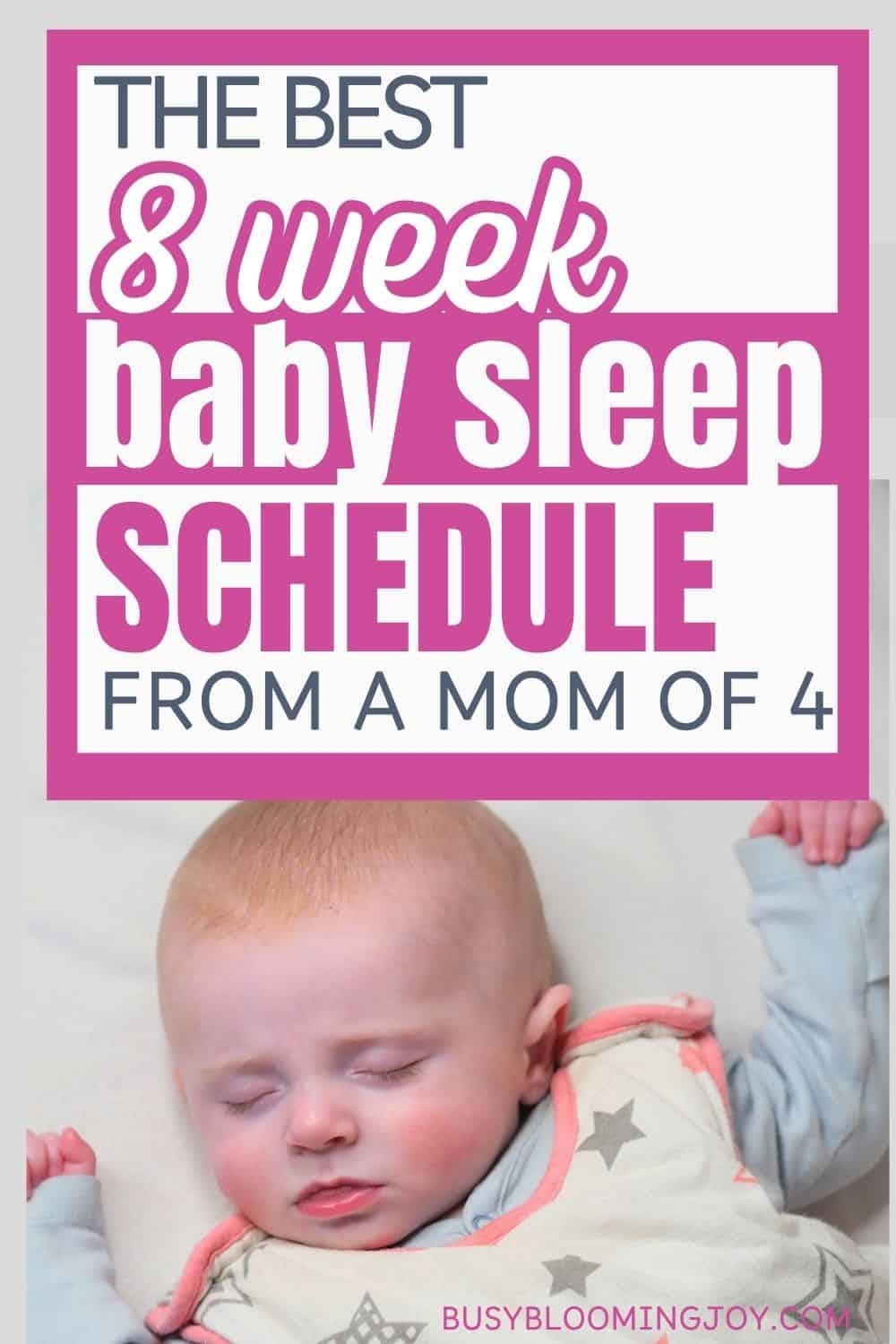 8 week baby sleep schedule