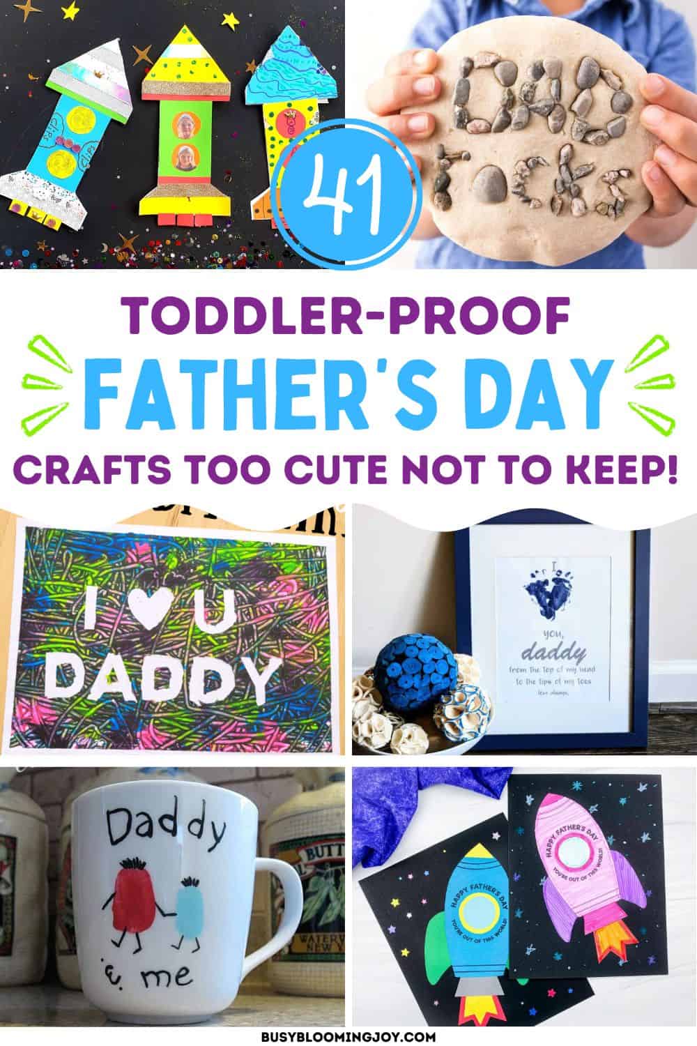 Father's Day Crafts for toddlers feature