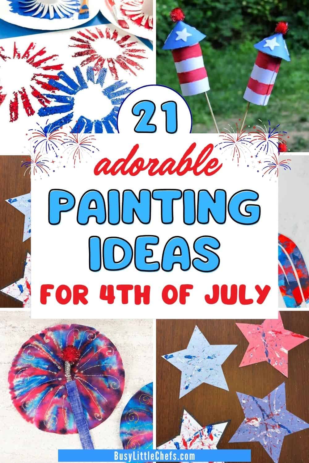 4th of july Painting crafts feature image