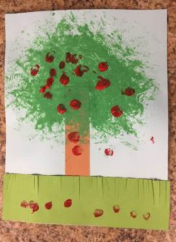 Loofah & Fingerprint Apple Tree