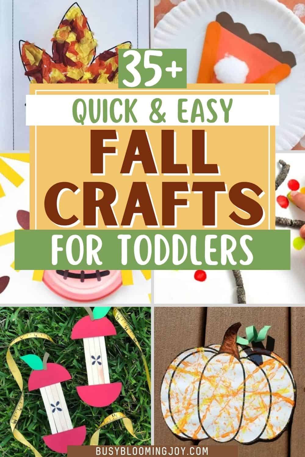Quick Easy Fall Crafts feature image