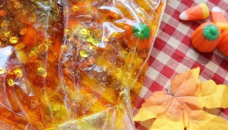 Easy Fall Sensory Bag