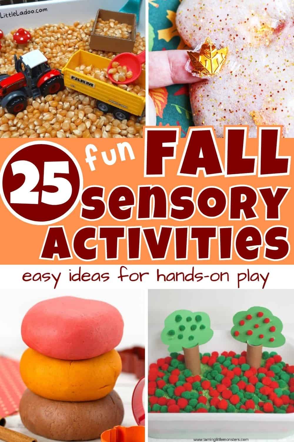 Fall sensory activities feature image