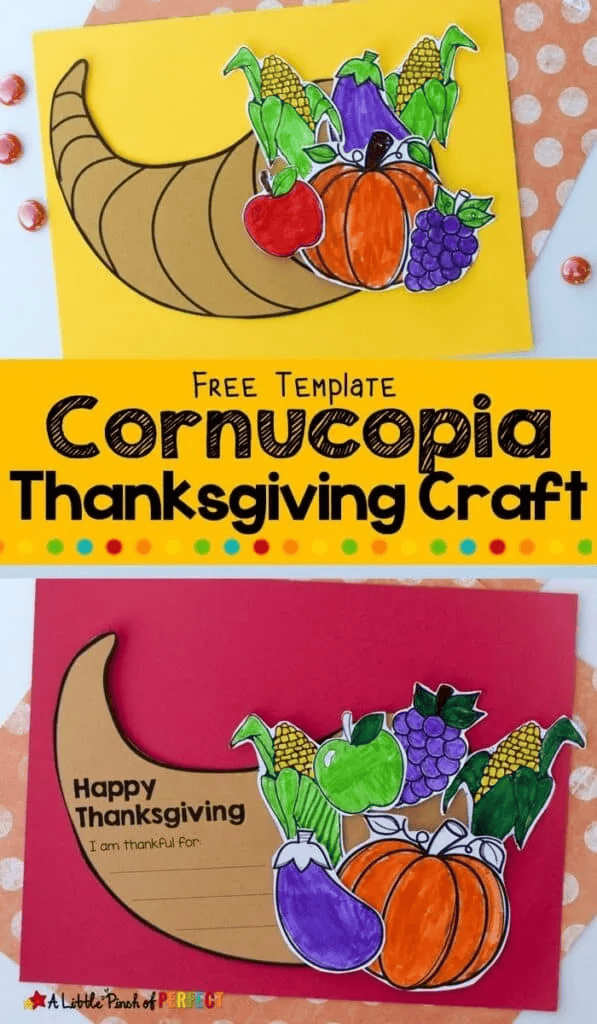 cornucopia thanksgiving craft