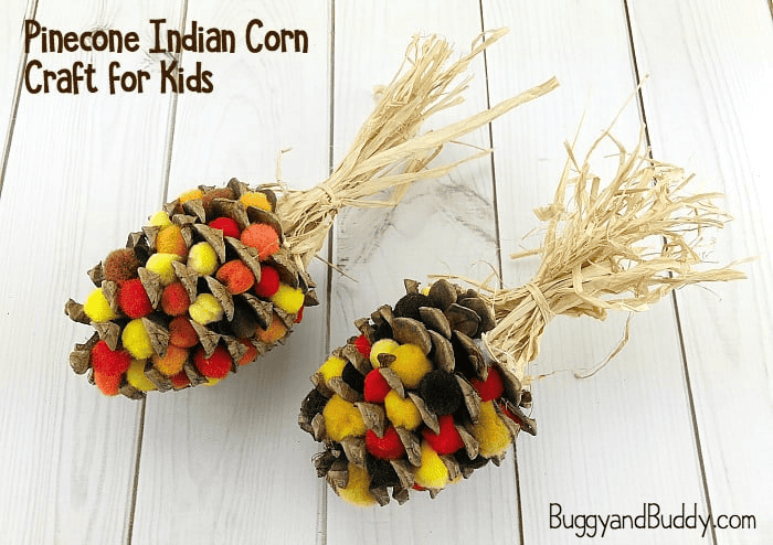 Thanksgiving Indian corn craft