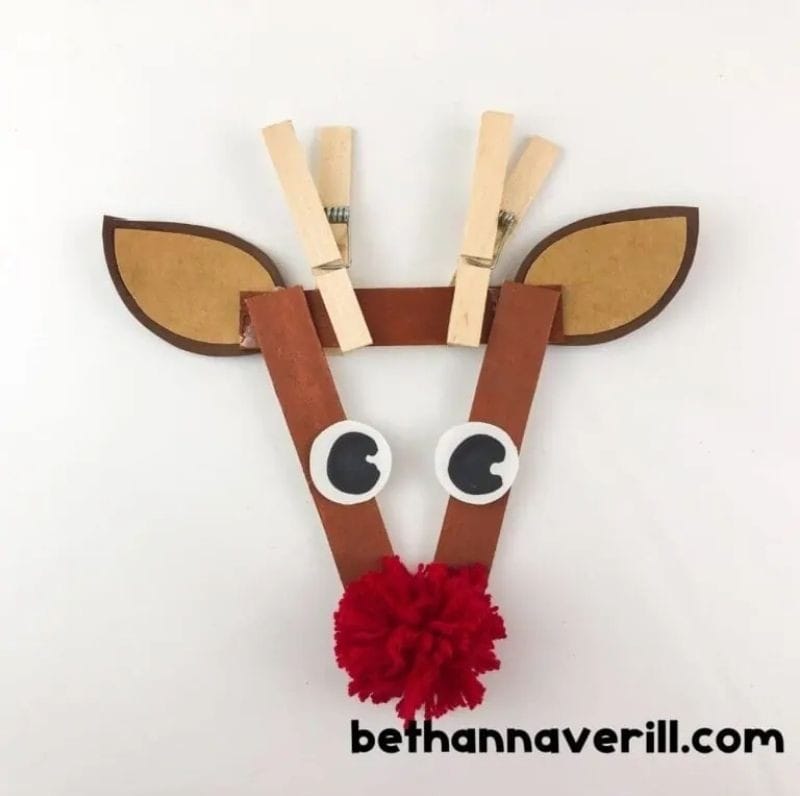 Popsicle Stick Reindeer