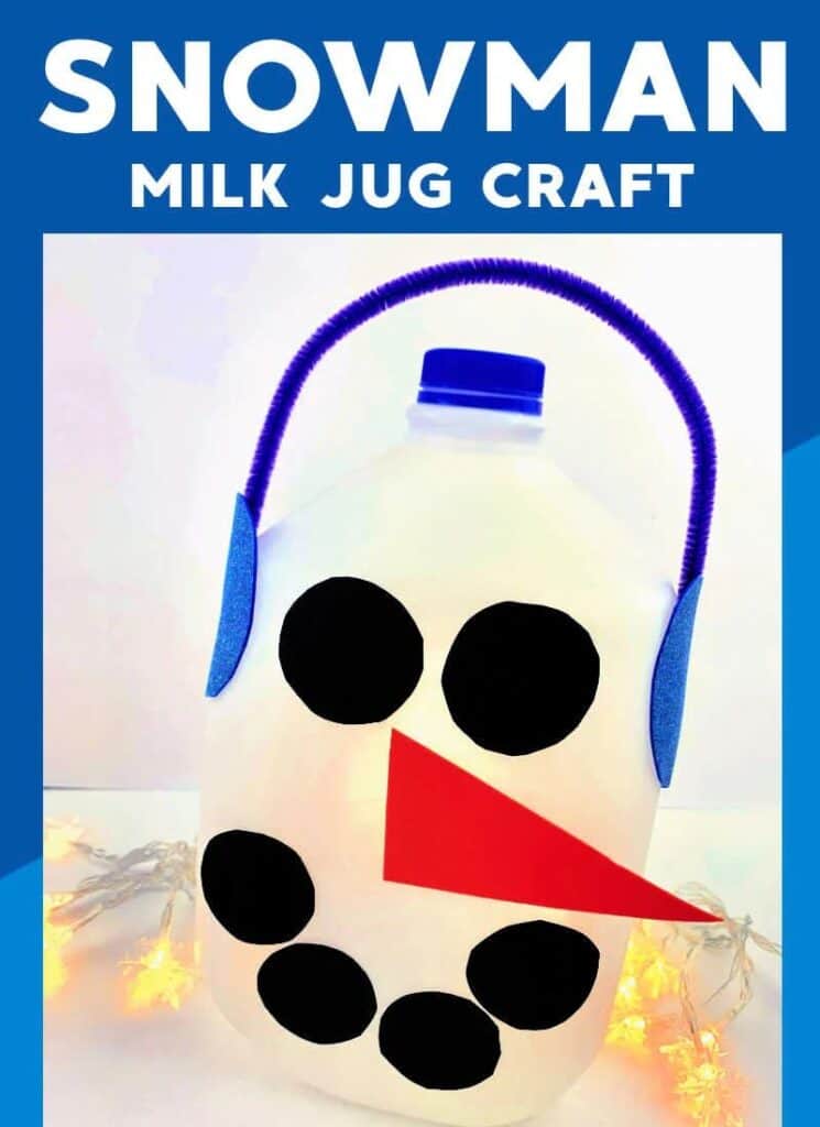 Milk Jug Snowman