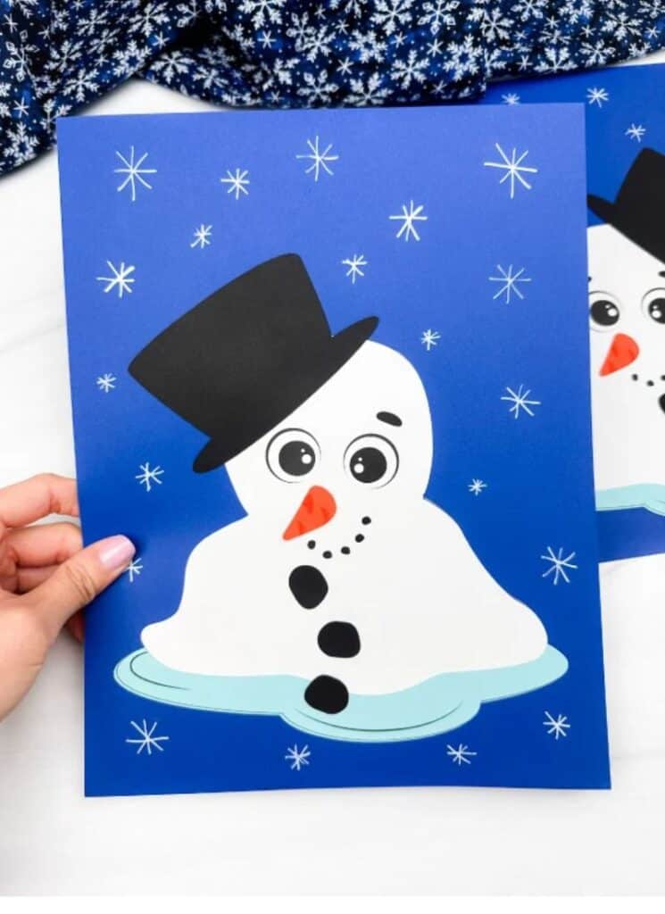 Easy Melted Snowman Craft