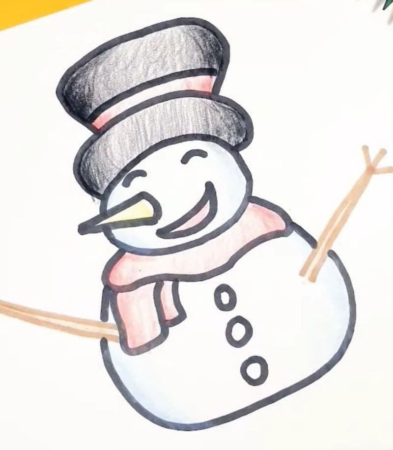 How to Draw a Snowman
