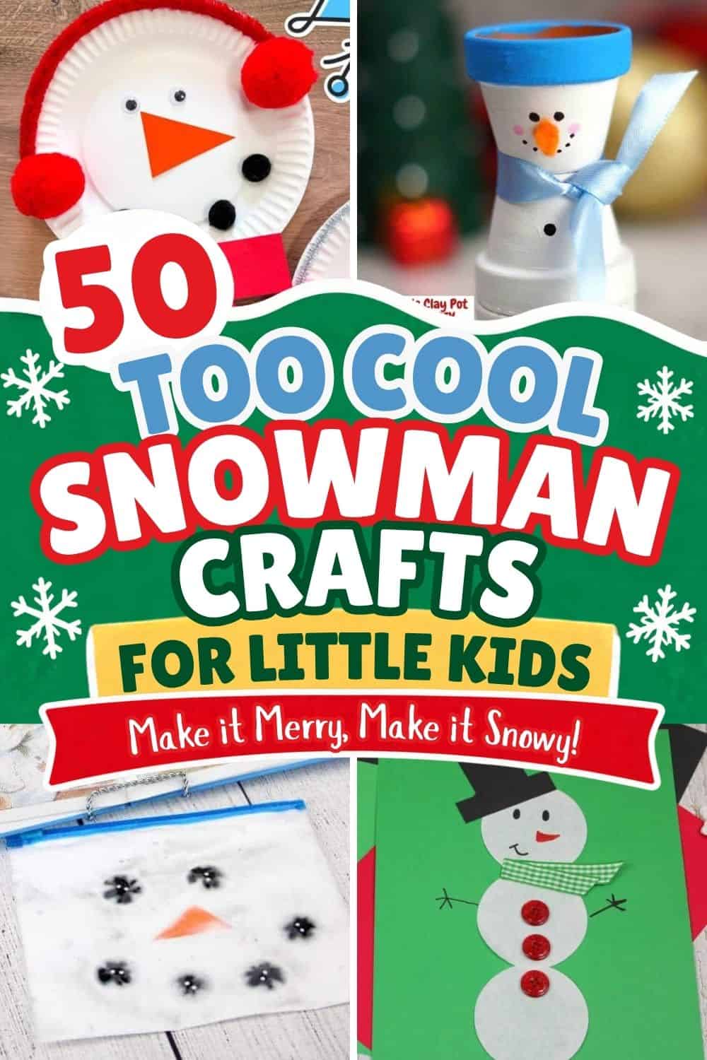 snowman crafts for kids